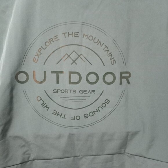 CRIVIT OUTDOOR ANORAK WITH HOOD GREEN MEN SIZE L - Picture 8 of 8